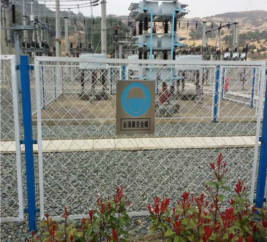 咸陽電網安裝現場